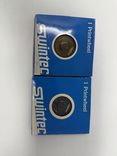 Two swintec printwheels - two,